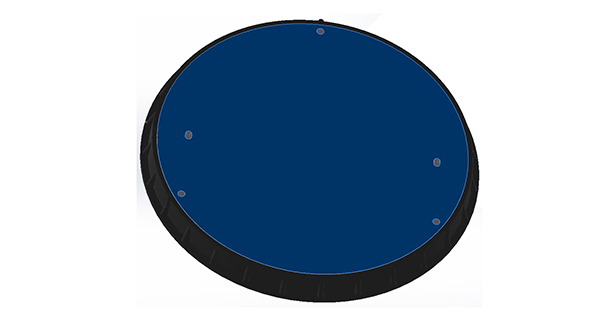 New mould of Clear opening 1025mm C250 FRP Composite manhole cover 