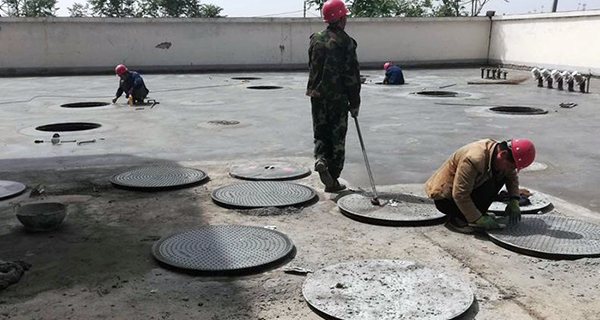 D400 FRP Manhole Cover in Singapore Fuel Station